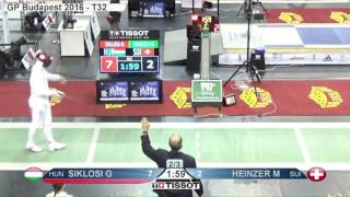 Siklosi HUN vs Heinzer SUI GP Budapest 2016