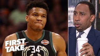 Giannis is not better than LeBron, Kevin Durant or Anthony Davis  - Stephen A. | First Take
