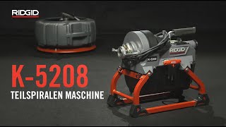 RIDGID K-5208 Teilspiralen-Maschine