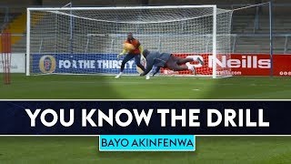 Bayo's diving header! | Adebayo Akinfenwa v Jimmy Bullard | Wycombe Wanderers | You Know The Drill