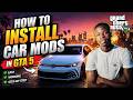 How to install Car mods in Gta 5 Full Guide 2026