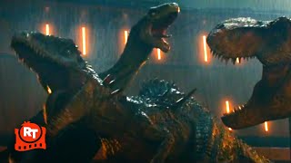 Jurassic World Dominion (2022) - T-Rex vs. Gigantosaurus Scene | Movieclips