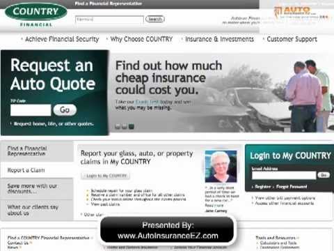 Country Financial Car Insurance Review - Compare Rates - YouTube