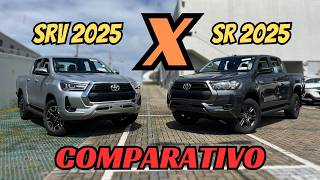 Hilux SRV 2025  versus Hilux SR 2025: Qual a MELHOR OPÇÃO?