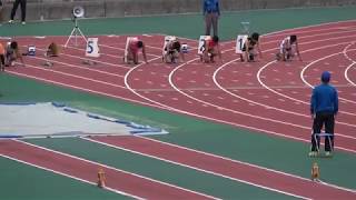 2019  秋季記録会  男子A 100m  タイムレース 7組