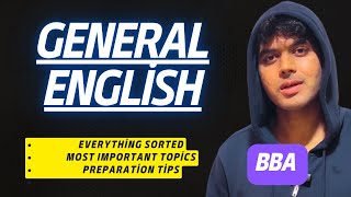 General English For BBA 5th Semester | Important Topics