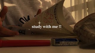 \\ study with me!! / 受験生と夕方の勉強時間を過ごしませんか？🍂🌇