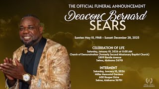 Celebration of Life for Deacon Bernard Sears