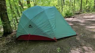 MSR Habitude 4 tent: tour of our camping setup