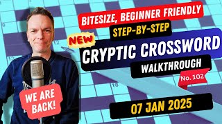 How to solve a Cryptic Crossword - BITESIZE Walkthrough for beginners