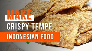 Indonesian Crispy Fried Tempeh | ASMR Food 👍