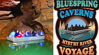 Indiana Caverns Bluespring 🛶 full boat tour       Largest underground river in US