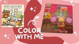 ASMR Coloring with Ohuhu Markers| Cozy Routine coloring page by Kiky’s Coloring