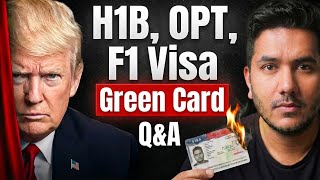 Green Card Updates with Lawyer | Q&A - H1B Visa, OPT Travel, F1 Visa Duration of Status Rule