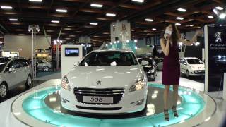 2012台北國際世貿新車大展PEUGEOT汽車模特MODEL美女秀台網TNTV,中網CTTV,華網TVTV