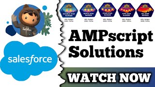 AMPscript Solutions | Salesforce | Quiz Solution