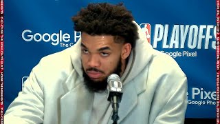 Karl-Anthony Towns Talks Game 1 Loss vs Nuggets, postgame Interview