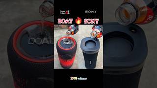 Boat vs Sony Bluetooth speaker Appy Fizz bass test