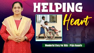 Helping Heart l sunday school stories in telugu lKids Story Time |Priya Haaris |Berachah ministries