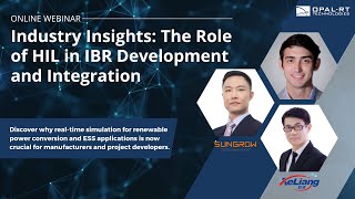 Webinar | Industry Insights: The Role of HIL in IBR Development and Integration