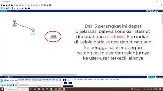 Tutorial buat jaringan komputer dari Cell Tower - Server - Router - PC (user)