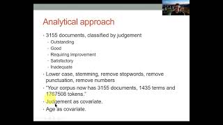 Structural Topic Modelling of Ofsted Documents
