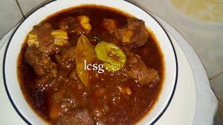 Thiou viande Yapp Soupou teiwou Sauce viande rouge Cuisine sénégalaise guinéenne