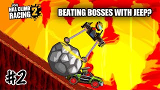 BEATING BOSSES WITH JEEP! 🔥 #2 - Hill Climb Racing 2