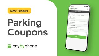 New Parking Coupons Feature Coming to PayByPhone