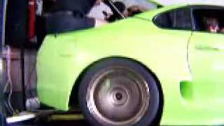 1000 HP Toyota Supra Dyno (Green Beast)