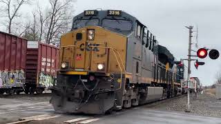 Triple meet in kirkville with CSX 3226,CSX 7232 and CSX 3316 in kirkville