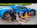 Five Kids Fun Adventure with Police Car + more Children's Songs and Videos