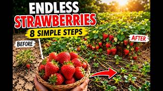 8 Powerful Steps to Grow Endless Strawberries at Home.