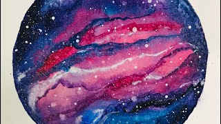 Easy Watercolour Galaxy