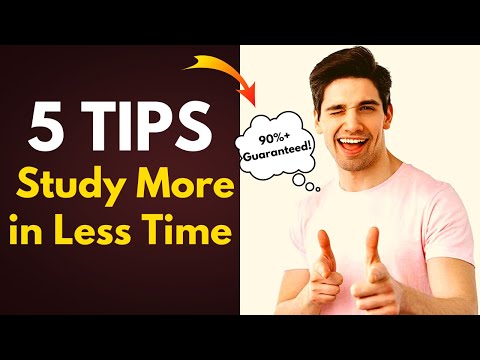 5 tips to learn more in less time | Study tips to get 90 points #studymotivation