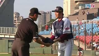 05/21  富邦 VS 樂天 一局上，Nice Catch！楊晉豪直接攔截范國宸中線的平飛球，化解壘上有人的危機