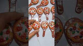 🍕Miniature clay pizza #trending #miniature #pizza #fridgemagnets