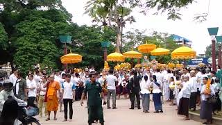 បុណ្យកឋិនទានរបស់លោកជំទាវសៀងចាន់ហេងដង្ហែរចូលវត្តព្រះឥន្ទកោសា