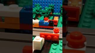 LEGO Micro Steam Trains! #lego #train #railway #stopmotion
