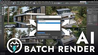3ds Max Plugin - AI Batch Render in one click