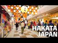 【4K】Fukuoka, Nakasu to Tenjin  Walking tour | Japan 2022