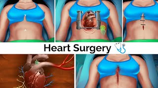 ASMR Heart Surgery Animation video |  treatment heart | open heart surgery | Right-ASMR | ASMR