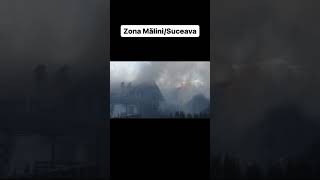 Incendiu puternic la o pensiune din localitatea Mălini, judetul Suceava! #suceava #romania #incendiu