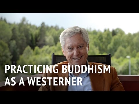 How is Buddhism practiced in the West?