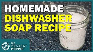 Ditch Toxic Pods: Make Homemade Dishwasher Soap! #DIYDishwasherSoap