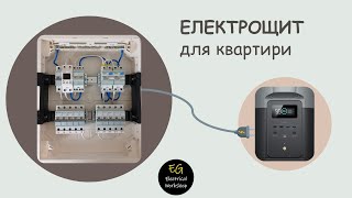 Електричний щит для квартири з можливістю підключення EcoFlow | EG Electrical Workshop