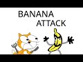 Scratch cat and the alien banana!!!