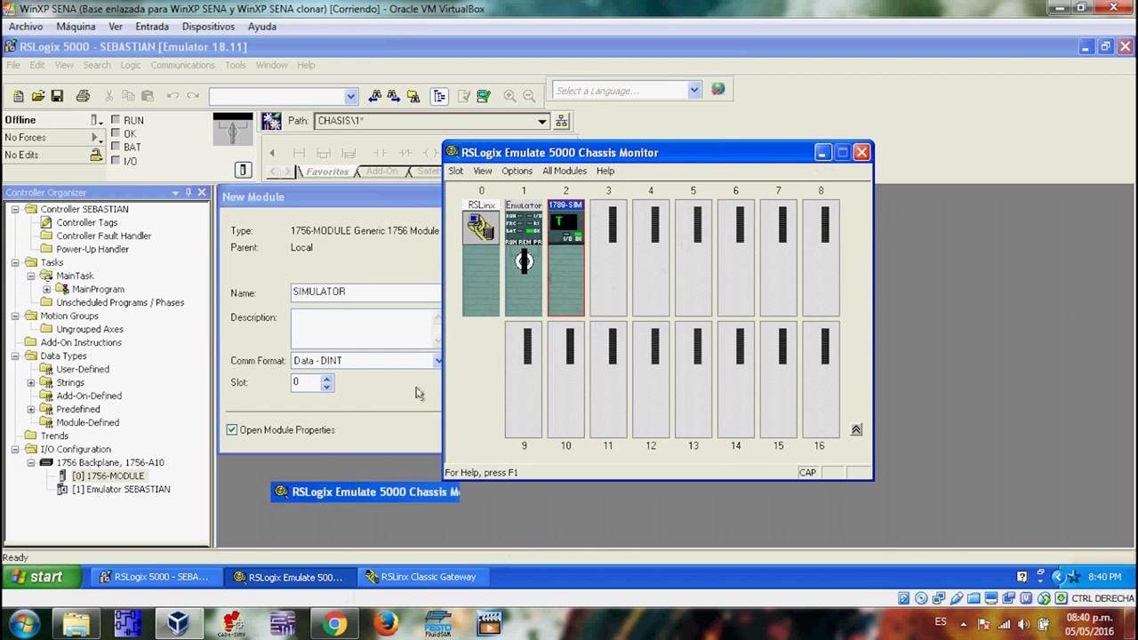 Plc Programación Rslogix5000 V18 Youtube