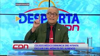 Entrevista Justo José Nicasio vice--presidente del Colegio Médico Dominicano