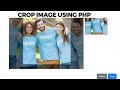 How to Crop Profile Image Before Uploading Using PHP || how to crop image using JavaScript